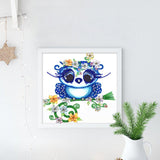 Crystal Rhinestone Diamond Painting Kit - Cartoon Owl - Hibah-Diamond painting art studio