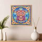 Crystal Rhinestone Diamond Painting Kit - Cartoon Owl - Hibah-Diamond painting art studio
