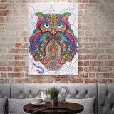 Crystal Rhinestone Diamond Painting Kit - Cartoon Owl - Hibah-Diamond painting art studio