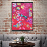 Crystal Rhinestone Diamond Painting Kit - Cartoon red - Hibah-Diamond painting art studio