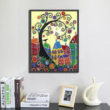 Crystal Rhinestone Diamond Painting Kit - Cartoon Town - Hibah-Diamond painting art studio