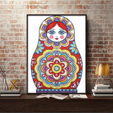 Crystal Rhinestone Diamond Painting Kit - Ceramic Doll - Hibah-Diamond painting art studio