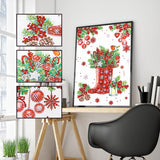 Crystal Rhinestone Diamond Painting Kit - Christmas boots - Hibah-Diamond painting art studio