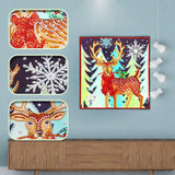 Crystal Rhinestone Diamond Painting Kit - Christmas deer - Hibah-Diamond painting art studio