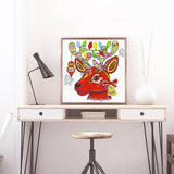 Crystal Rhinestone Diamond Painting Kit - Christmas deer - Hibah-Diamond painting art studio