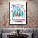 Crystal Rhinestone Diamond Painting Kit - Christmas deer - Hibah-Diamond painting art studio