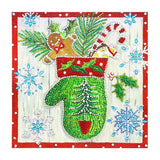 Crystal Rhinestone Diamond Painting Kit - Christmas gloves