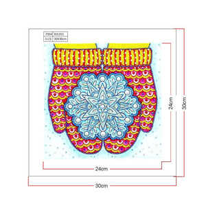 Crystal Rhinestone Diamond Painting Kit - Christmas Gloves - Hibah-Diamond painting art studio