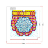 Crystal Rhinestone Diamond Painting Kit - Christmas Gloves - Hibah-Diamond painting art studio