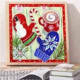 Crystal Rhinestone Diamond Painting Kit - Christmas gloves - Hibah-Diamond painting art studio