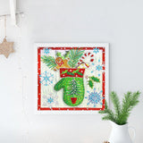 Crystal Rhinestone Diamond Painting Kit - Christmas gloves - Hibah-Diamond painting art studio