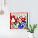 Crystal Rhinestone Diamond Painting Kit - Christmas gloves - Hibah-Diamond painting art studio
