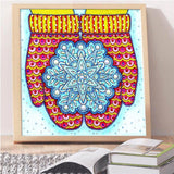 Crystal Rhinestone Diamond Painting Kit - Christmas Gloves - Hibah-Diamond painting art studio