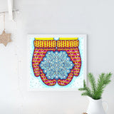 Crystal Rhinestone Diamond Painting Kit - Christmas Gloves - Hibah-Diamond painting art studio
