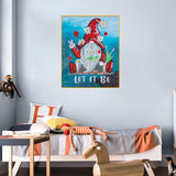 Crystal Rhinestone Diamond Painting Kit - Christmas gnome - Hibah-Diamond painting art studio