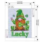 Crystal Rhinestone Diamond Painting Kit - Christmas gnome - Hibah-Diamond painting art studio
