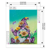 Crystal Rhinestone Diamond Painting Kit - Christmas gnome - Hibah-Diamond painting art studio