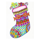 Crystal Rhinestone Diamond Painting Kit - Christmas stocking - Hibah-Diamond painting art studio