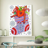 Crystal Rhinestone Diamond Painting Kit - Christmas stocking - Hibah-Diamond painting art studio