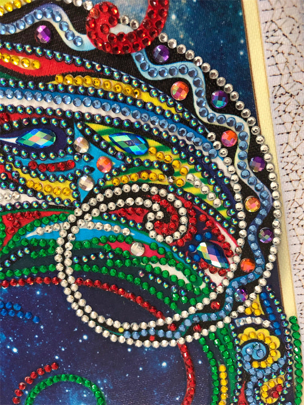 Crystal Rhinestone Diamond Painting Kit - Cock (16x20inch) - Hibah-Diamond painting art studio