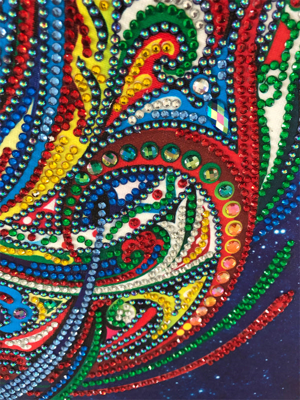 Crystal Rhinestone Diamond Painting Kit - Cock (16x20inch) - Hibah-Diamond painting art studio
