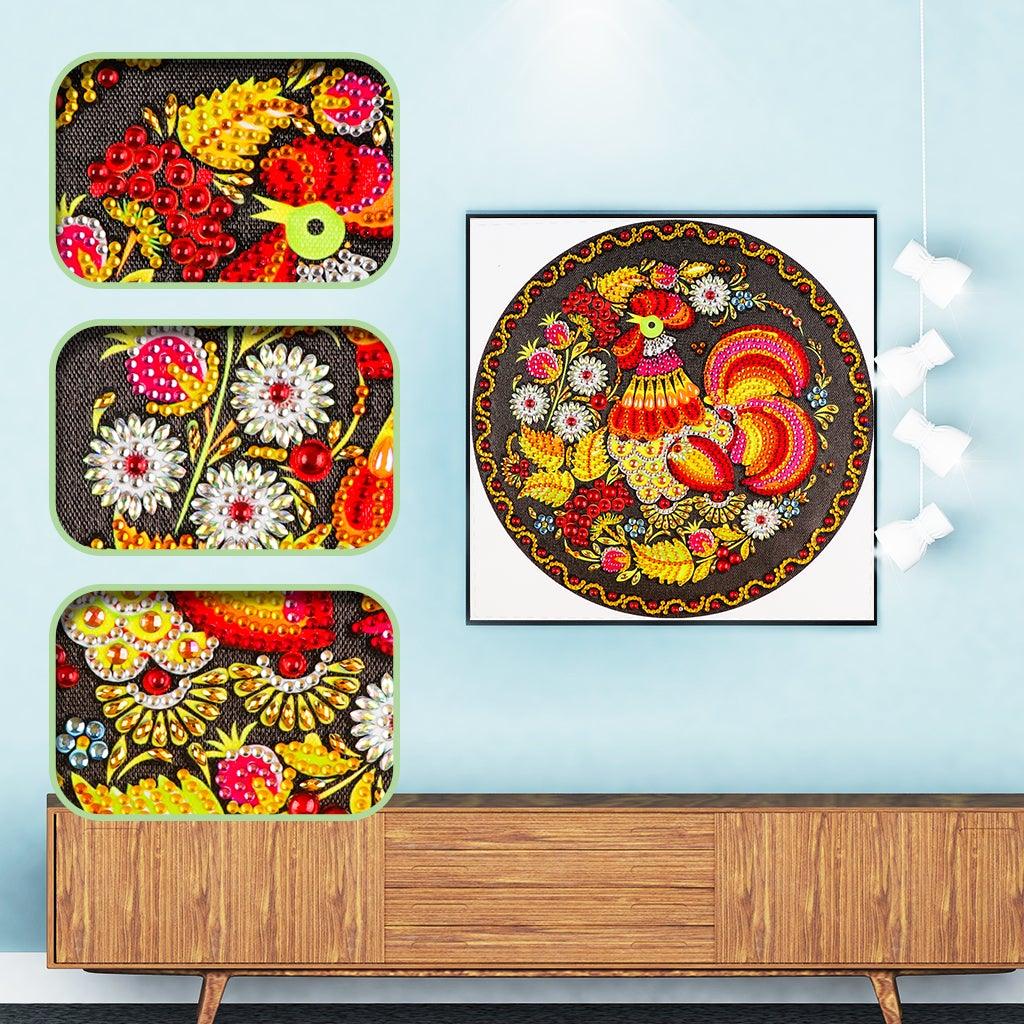 Crystal Rhinestone Diamond Painting Kit - Cock - Hibah-Diamond painting art studio
