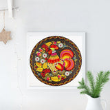 Crystal Rhinestone Diamond Painting Kit - Cock - Hibah-Diamond painting art studio