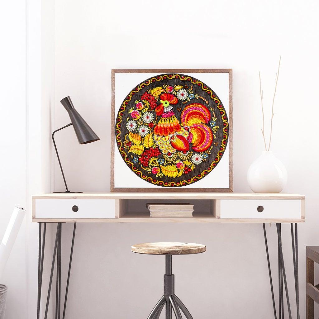 Crystal Rhinestone Diamond Painting Kit - Cock - Hibah-Diamond painting art studio
