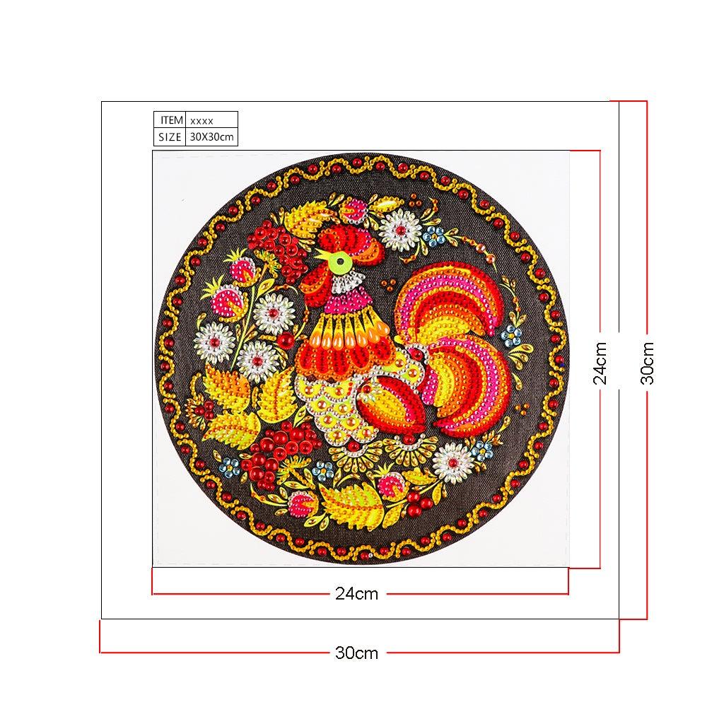 Crystal Rhinestone Diamond Painting Kit - Cock - Hibah-Diamond painting art studio