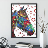 Crystal Rhinestone Diamond Painting Kit - Color Horse - Hibah-Diamond painting art studio