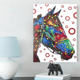 Crystal Rhinestone Diamond Painting Kit - Color Horse - Hibah-Diamond painting art studio