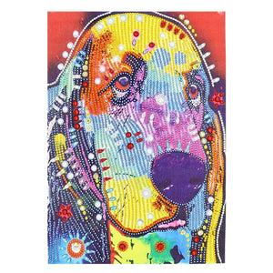 Crystal Rhinestone Diamond Painting Kit - Colorful Dalmatians (16x20inch) - Hibah-Diamond painting art studio