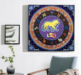 Crystal Rhinestone Diamond Painting Kit - Compass LEO - Hibah-Diamond painting art studio