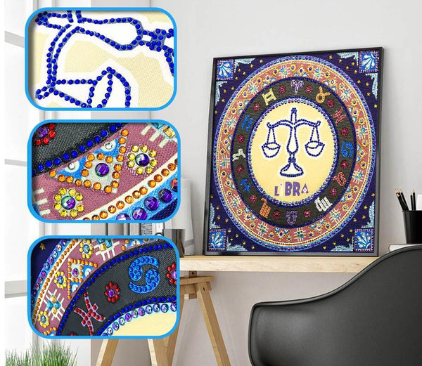 Crystal Rhinestone Diamond Painting Kit - Mandala – Hibah-Diamond painting  art studio