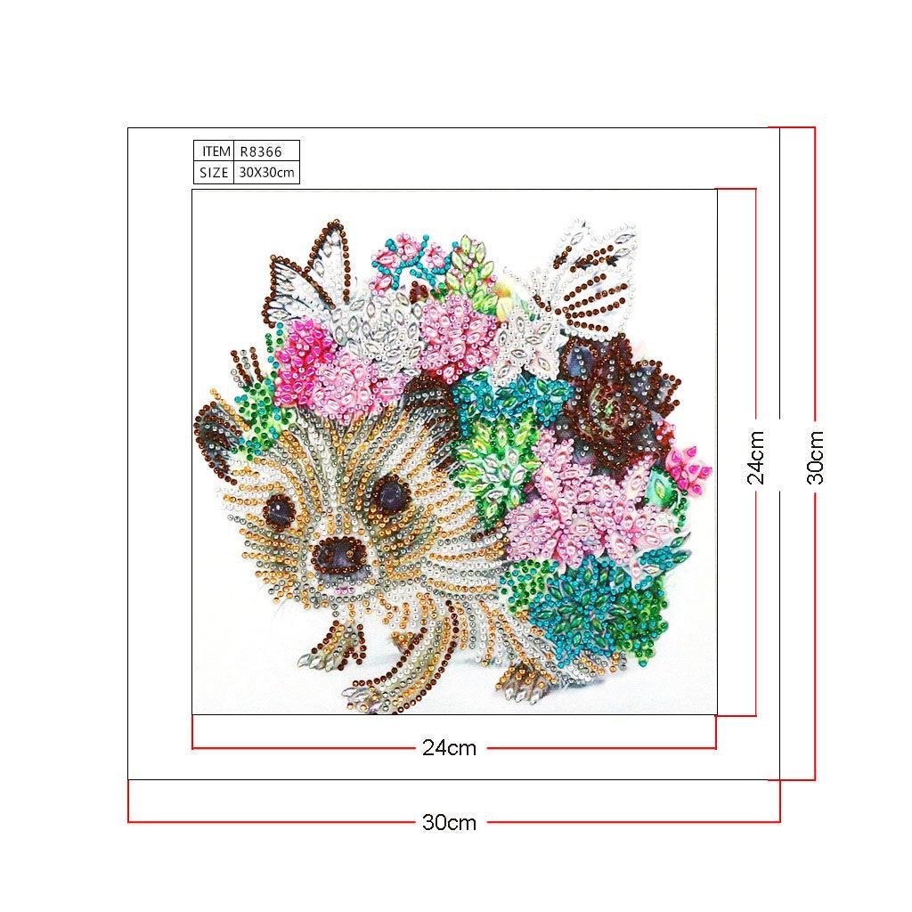 Crystal Rhinestone Diamond Painting Kit - Cute Animals - Hibah-Diamond painting art studio