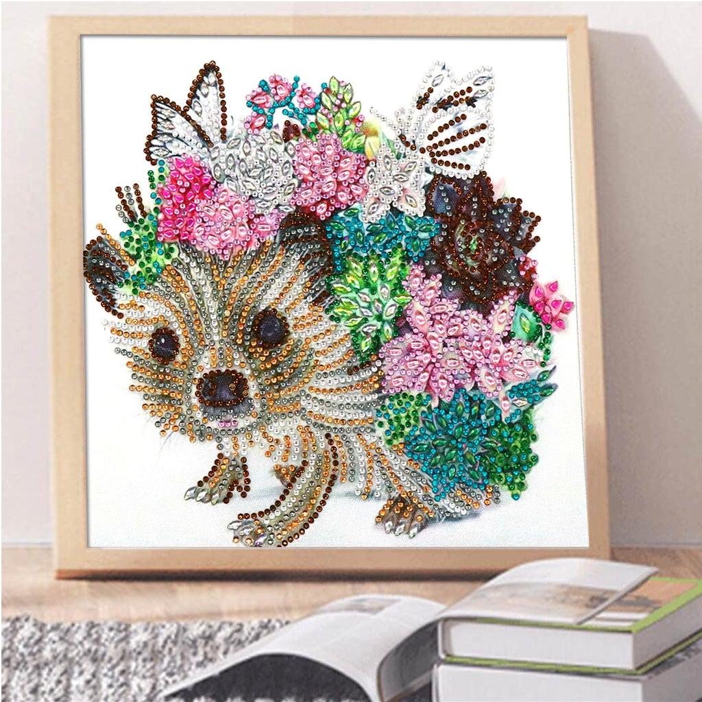 Crystal Rhinestone Diamond Painting Kit - Cute Animals - Hibah-Diamond painting art studio