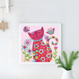 Crystal Rhinestone Diamond Painting Kit -Cute cat - Hibah-Diamond?painting art studio