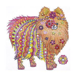Crystal Rhinestone Diamond Painting Kit - Cute dog - Hibah-Diamond painting art studio