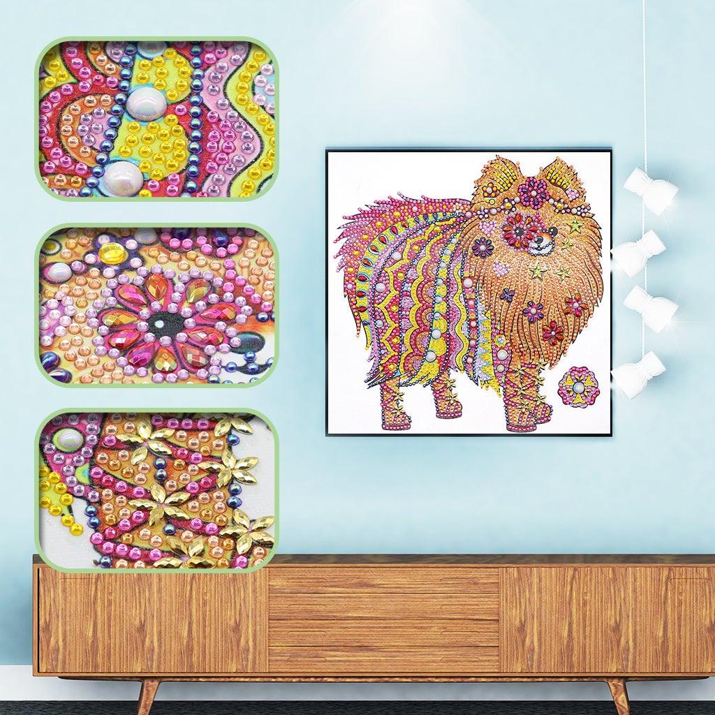 Crystal Rhinestone Diamond Painting Kit - Cute dog - Hibah-Diamond painting art studio
