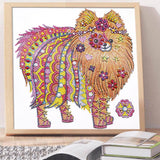 Crystal Rhinestone Diamond Painting Kit - Cute dog - Hibah-Diamond painting art studio