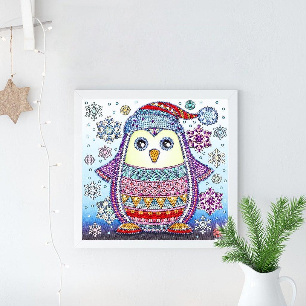Crystal Rhinestone Diamond Painting Kit - Cute penguin - Hibah-Diamond painting art studio