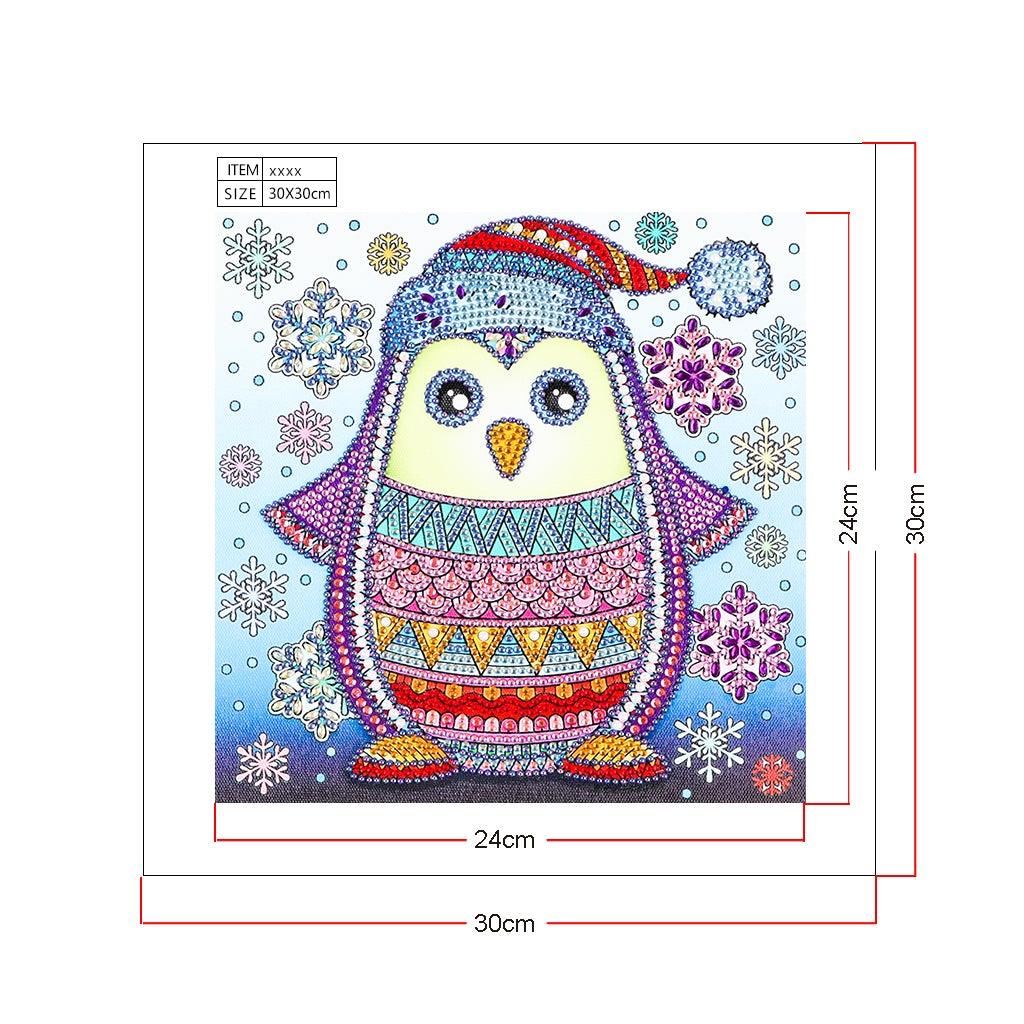 Crystal Rhinestone Diamond Painting Kit - Cute penguin - Hibah-Diamond painting art studio