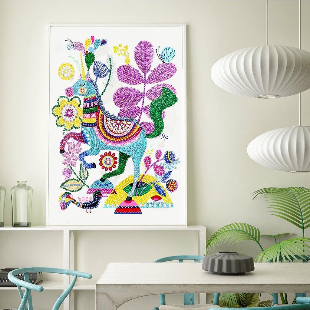 Crystal Rhinestone Diamond Painting Kit - Cute unicorn - Hibah-Diamond painting art studio