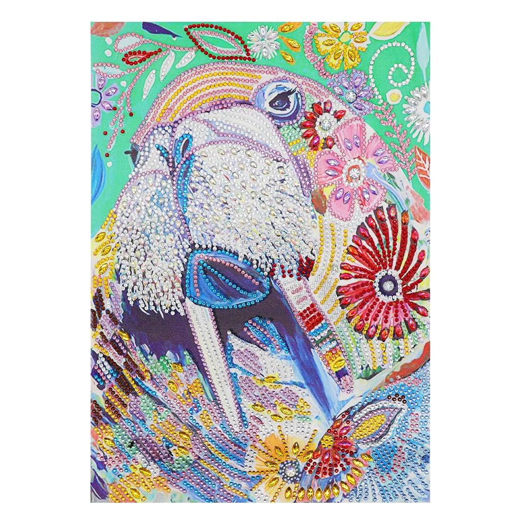 Crystal Rhinestone Diamond Painting Kit - Cute Walrus - Hibah-Diamond painting art studio