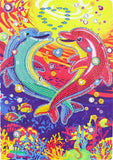 Crystal Rhinestone Diamond Painting Kit - Dolphin couple