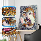 Crystal Rhinestone Diamond Painting Kit - Elephant - Hibah-Diamond painting art studio