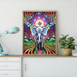 Crystal Rhinestone Diamond Painting Kit - Elephant - Hibah-Diamond painting art studio