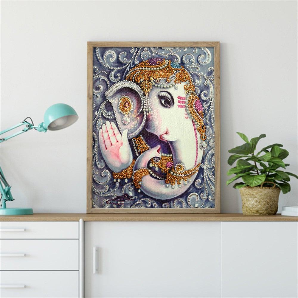 Crystal Rhinestone Diamond Painting Kit - Elephant - Hibah-Diamond painting art studio