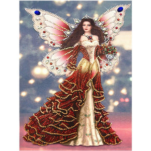 Crystal Rhinestone Diamond Painting Kit - Elf Girl - Hibah-Diamond painting art studio