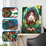 Crystal Rhinestone Diamond Painting Kit - Elf Girl - Hibah-Diamond painting art studio
